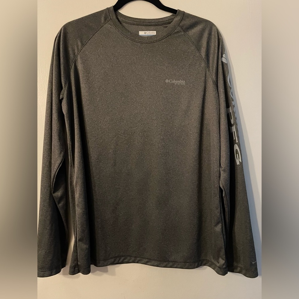 Columbia PFG Grey Omni Shade Shirt Sz XL
